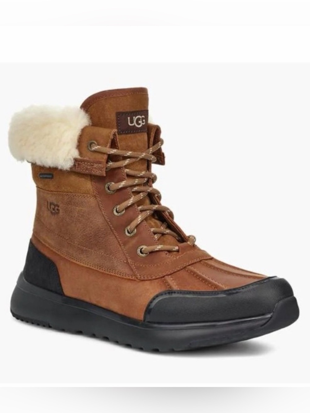 UGG Men Eliasson Size 9 Waterproof Insulated Winter Snow Lace-Up Boot